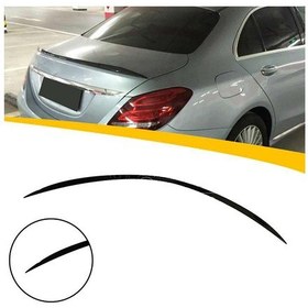 Resim Mercedes C W205 C63 Bagaj Üstü Spoiler Parlak Siyah Spoyler Plastik İthal 2014-2019 