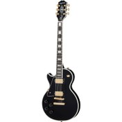 Resim Epiphone Les Paul Custom Solak Elektro Gitar (Ebony) 
