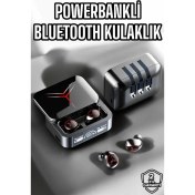 Resim Techno Stock Yeni Nesil Powerbankli Bluetooth Bağlantılı Kablosuz Kulaklık 