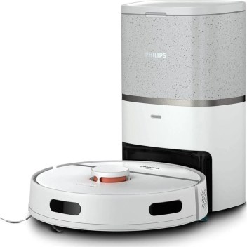 Philips Islak Kuru Moplu Istasyonlu Robot SÜPÜRGE,4000 Pa, Sert Zemin ve Halıya Uygun