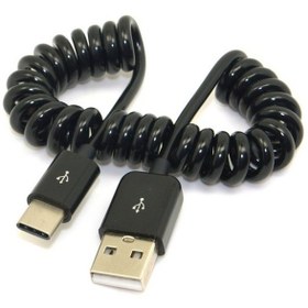 Resim 1m Bobin Kablosu Usb 3.1 Tip C Standart Usb 2.0 Tablet Cep Telefonu Veri Kablosu 