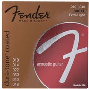 Resim Fender Dura-Tone 880XL 80/20 Coated 10-48 Akustik Gitar Teli 