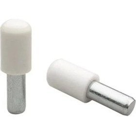 Resim Ersa Plastik Başlı Metal Raf Pimi Beyaz (30 Adet ) 