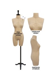 Resim Profesyonel 38beden İğne Batabilen Göğüs Kup Dikiş Terzi Mankeni- 