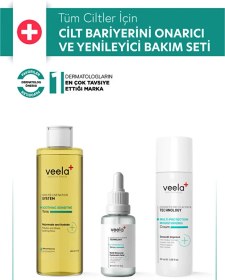 Resim Veela Tüm Ciltler İçin Cilt Bariyerini Onarıcı Ve Yenileyici Bakım Seti 