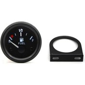 Resim Lemestar 12v Akıllı Araba Yakıt Seviyesi Göstergesi, 240-33ohm Dirençli, Beyaz Işık, 52mm Plastik Montajlı Tanksız Ölçüm Aleti 