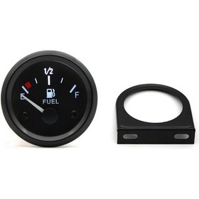 Resim Lemestar 12v Akıllı Araba Yakıt Seviyesi Göstergesi, 240-33ohm Dirençli, Beyaz Işık, 52mm Plastik Montajlı Tanksız Ölçüm Aleti 