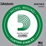 Resim D'Addario NW062 Elektro ve Akustik Tek Tel 5'li Paket 