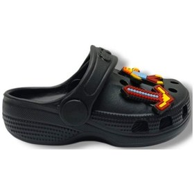 Resim Apella E100-3-26 Robloks Sabo Erkek Bebek Terlik&sandalet 19-21 Siyah 
