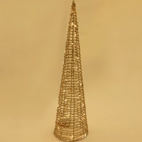 Resim Işıklı Yılbaşı Ağacı Dekor 80 cm 