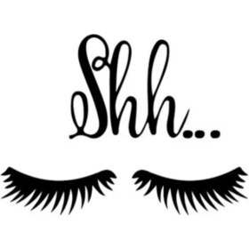 Resim Yaratıcı Kirpikler Modern Duvar Dekor Sticker 27 x 17 cm 