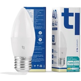 Resim Redeem C37S E27 Mum Ampul, Titreşimsiz, Göz Konforu, 527 Lümen, Doğal Beyaz, 4000 Kelvin 