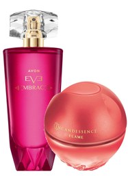 Resim Avon Incandessence Flame Ve Eve Embrace Kadın Parfüm Paketi 