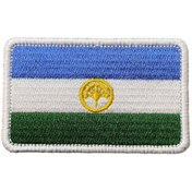 Resim Ex Patch Başkurdistan Bayrağı Peçi Nakış Patch Arma 8 X 5 Cm 
