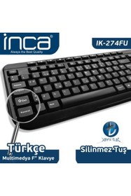 Resim Inca Türkçe F Adliye Mülakat Zabıt Katipliği Klavyesi Kablolu Yumuşak Tuş Usb Multimedya 