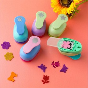 Resim 1 adet Scrapbook Delikli Kesici Kağıt Kesici Kart El Sanatları Baskı DIY El Yapımı Malzeme Kağıt Kesici Kabartma Daha Keskin Rastgele Renk 1.5cm 