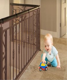 Resim Charlotte Candle Bebek Güvenlik Kapısı Çocuk Merdiven Ve Balkon Güvenlik Dosyası Koruyucu Dosya 2.70x80 Cm 