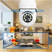 Resim pazariz Wifi 360 Panoramik Ampul Kamera Gece Görüş Ses Akıllı Hareket Algılayıcı 