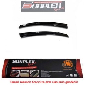 Resim SUNPLEX Ford Courier 2014-2017 Mugen Cam Rüzgarlığı Ön 2Li Sunplex 