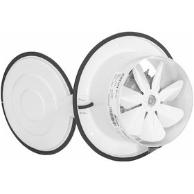 Resim Bahçıvan 20 CM Çapında BK 200 1550 D/D 220/230 Volt Monofaze Aksiyel Kapaklı Aspiratör 