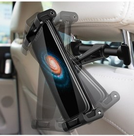 Resim Ally Chz-04 Araç Arka Koltuk 12.9 Inch Kadar Tablet Telefon Tutu 