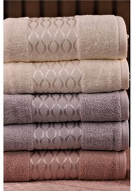 Resim Elissa 6'lı Pamuklu Su Emiciliği Yüksek 50 80 El Yüz Havlusu Karışık 