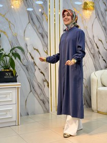 Resim NY MEHLİKA KOL VE CEP DÜĞMELİ ZIMBA DETAYLI KAP 8074 - Siyah / 6- (46-48) 
