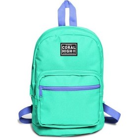 Resim Coral High Su Yeşili Üç Bölmeli Mini Sırt Çantası 24204 