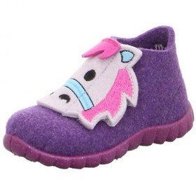 Resim Superfit 5-00295 Happy Çocuk Mor Keçe Panduf Mor 