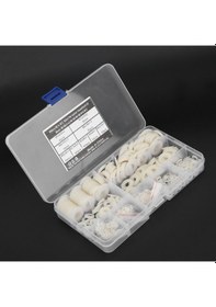 Resim Maiyame Beyaz Nilon Yassı Dist 600 Adet M2-m12 9 Boyutlu Set - Isıl, Elektriksel Yalıtım Ve Korozyon Direnci İle Endüstriyel Kullanım 