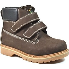 Resim Minno Kids Yağlı Deri Kahverengi Cırtlı Ortopedik Erkek Çocuk Bot (520273590) Kahverengi 