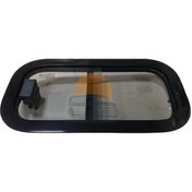 Resim Karavan Banyo Wc Havalandırma Camı Sol Gri - Siyah 