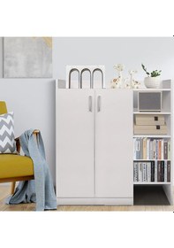 Resim Yoda Ayakkabılık - Çok Amaçlı Dolap - Kiler Dolabı - Banyo Dolabı - 90 Cm Beyaz 