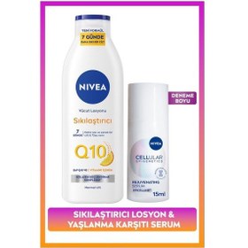 Resim NIVEA Sıkılaştırıcı Losyon 250 ML + Cellular Epigenetics Rejuvenating Serum 15 ML 