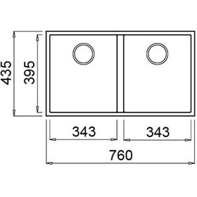 Resim Teka Square 760 Tg Siyah Granit Eviye 