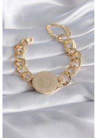 Resim 316l Çelik Gold Renk Tam Altn Model Samanyolu Kadın Bileklik - Tj-bb5866 Çok Renkli 