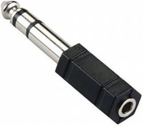 Resim 3.5 mm 6.3 Mm Jack Çevirici Piyano Için Kulaklık Çevirici 