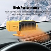 Resim Lemestar 12v Araç Isıtıcı Ve Soğutucu Fan - 360 Derece Döner Başlıklı, Hızlı Isınma Ve Buz Çözme Özellikli 