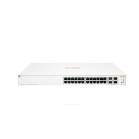 Resim HP E ARUBA ION 1930 JL684B 24 PORT GIGABIT+4X10GB SFP YÖNETİLEBİLİR L2+ RACKMOUNT 370W POE SWITCH 