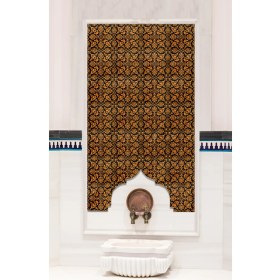 Resim Kütahya Hedef Çini 80X140 Türk Hamam Çinisi 