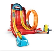 Resim Hot Wheels Track Builder Benzin Bidonu Akrobasi Seti Hdx78 