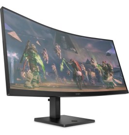Resim Hp Omen 34C 780K8E9 34 Inç 165Hz 1ms (Hdmı + Display) Hoparlör Asansör Freesync Premium Wqhd LED Curved Gaming Monitör 