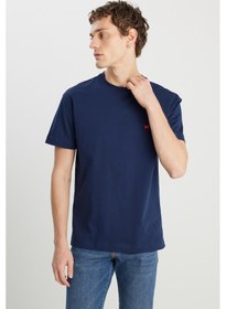 Resim Wrangler Erkek T Shirt Mw7nm203877w72 Lacivert Lacivert 