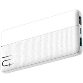 Resim WIWU Powerbank 10000mAh Wiwu Wi-P032 Çift USB ve Type-C Portlu PD LED Işık Göstergeli Beyaz 