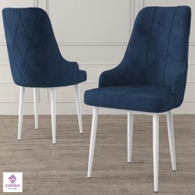 Resim Canisa Concept Trex Serisi, 1.sınıf Babyface Kumaş Sandalye, Beyaz Metal Ayak 