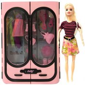 Resim Şık Dolabım Aksesuarlı Bebek 