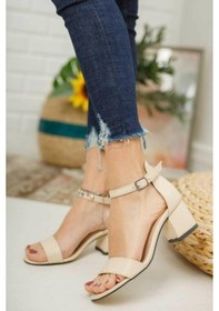 Resim Mehmet Mete 7764 Kadın Ayakkabı Tek Bant Ten 