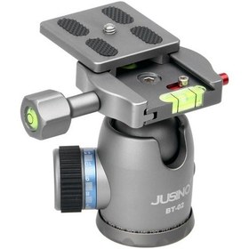 Resim Genel Markalar BT-02 Profesyonel Tripod Kafası Aluminyum Gümüş Renk 