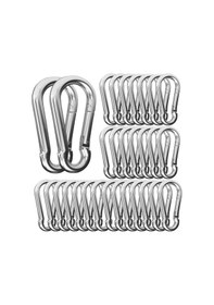 Resim Skycity 30 Adet M4 Çelik Karabiner Kanca, 650lb Dayanıklı, Suya Dayanıklı, Kamp, Balıkçılık, Ayaklı Çadır İçin 