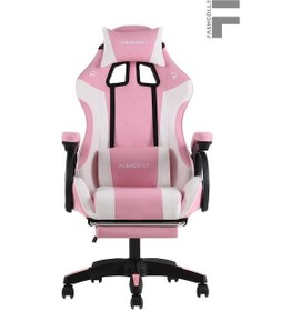 Resim Fashcolle Dynamic Pink Masajlı Oyuncu Koltuğu Pembe 